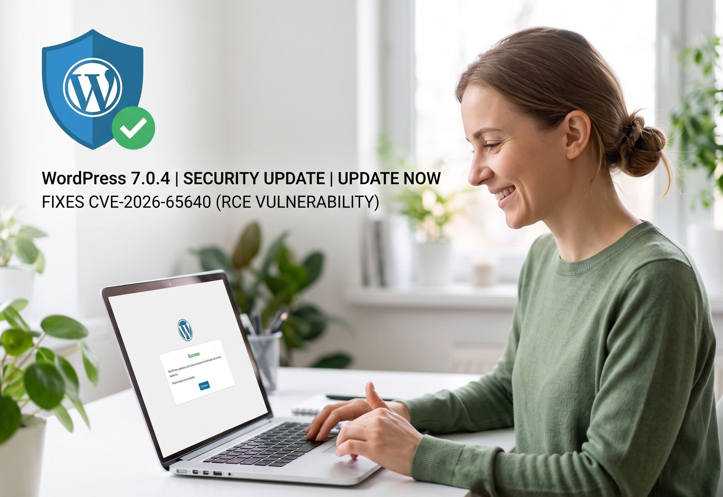 WordPress 7.0.4 Security Release